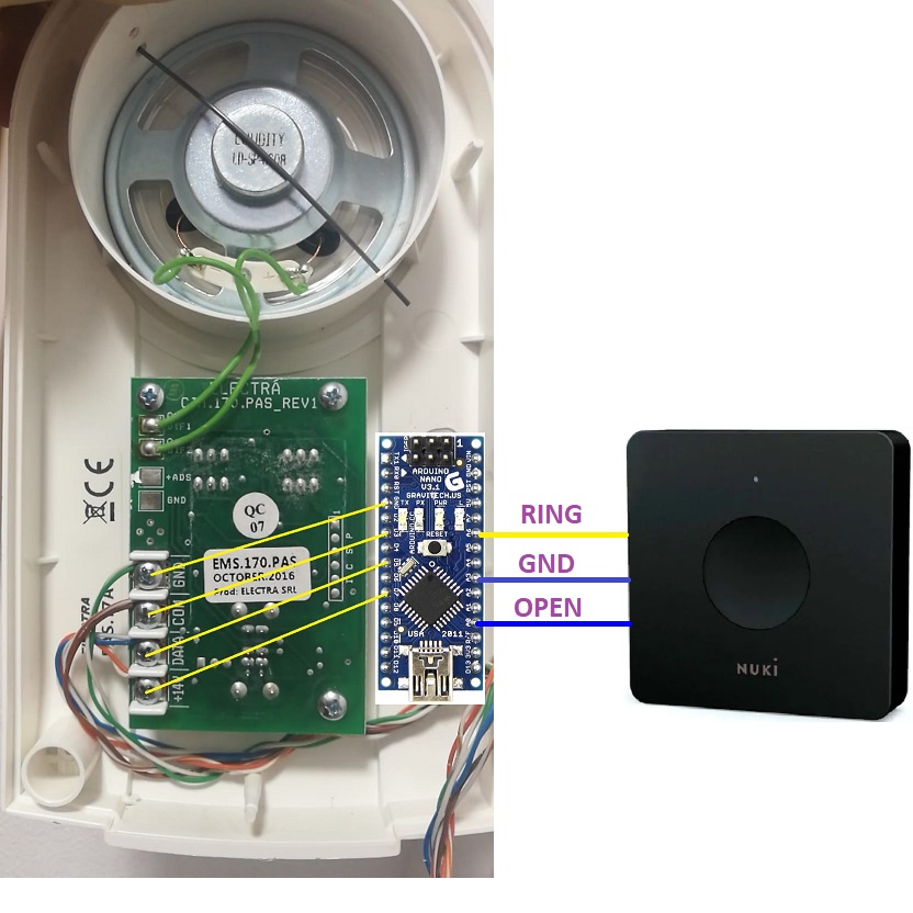 epctra digital pas170 cu nuki opener